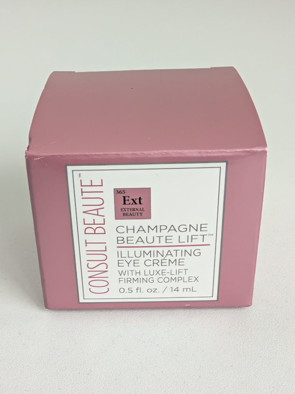 Consult Beaute Champagne Beaute Lift ILLUMINATING EYE CREME .5 oz Sealed
